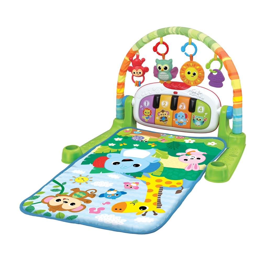 WINFUN Salle de sport musicale Kick 'N Play de Jungle Pals