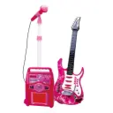 Guitare avec amplificateur et micro 