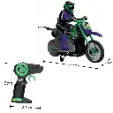 2.4G 1:18 4CHN paarse moto