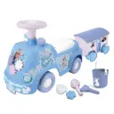 KIDDIELAND Frozen Camper Loopauto – Met aanhanger, licht & geluid