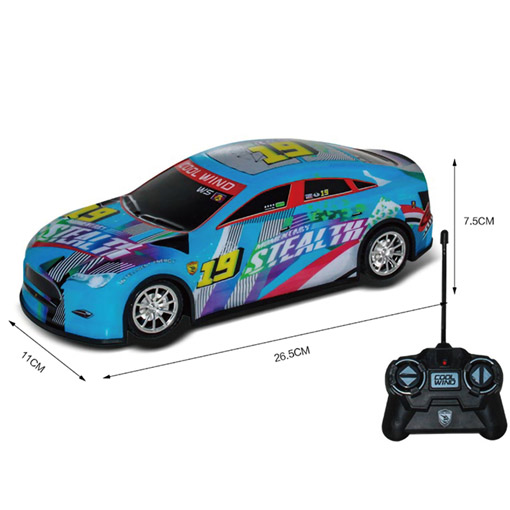 R/C telegeleide auto COOL WIND 1/18 27mhz