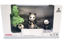 WILD ANIMALS pandafamilie met baby 3 stuks