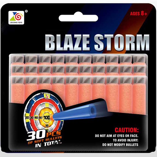 Softdarts 30 Stück für Dartpistolen