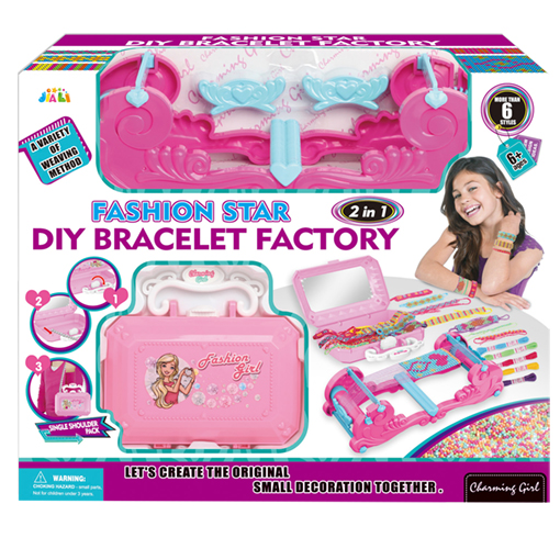 kit créatif machine à bracelet indiens avec coffret rangement