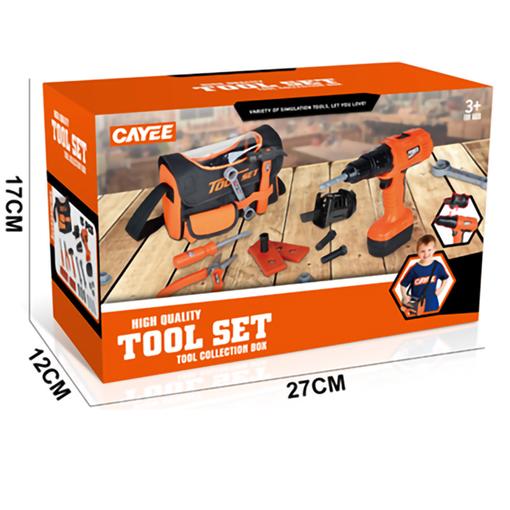 NEU !! Stoff -Werkzeugkasten mit Bohrer auf Batterie