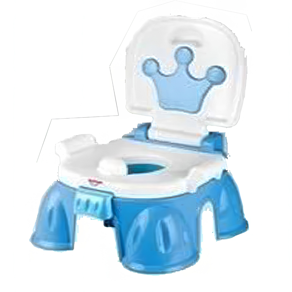 HUANGER Musical throne toilet blue