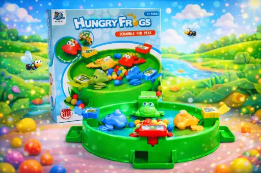 [HZ-024] Jeu d'action grenouilles gourmandes