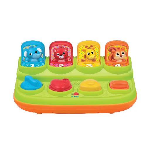 [240201-NL] WINFUN Pop ‘N Learn Surprise: draai, stel samen, druk en duw om de dierenvriendjes tevoorschijn te laten komen.