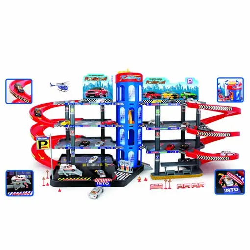 [92121A] Parking à 4 niveaux + 6 voitures