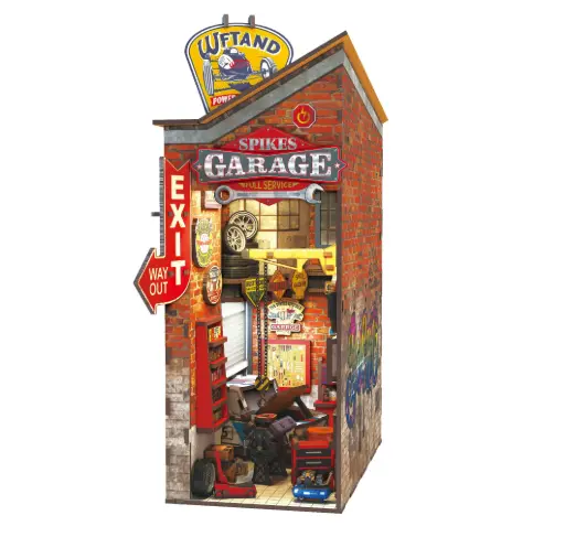 [68048/BK16] BOOK NOOK Garage Vintage