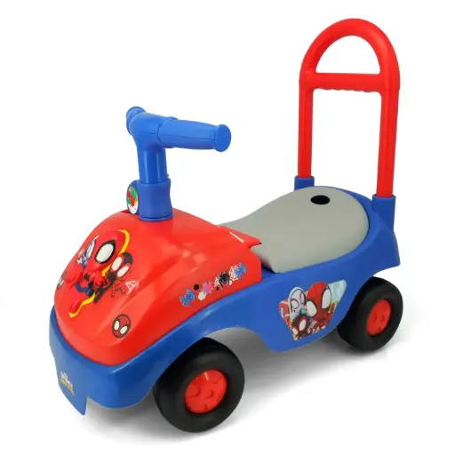 [063834] KIDDIELAND Spidey Opvouwbare Loopauto Licht & Geluid