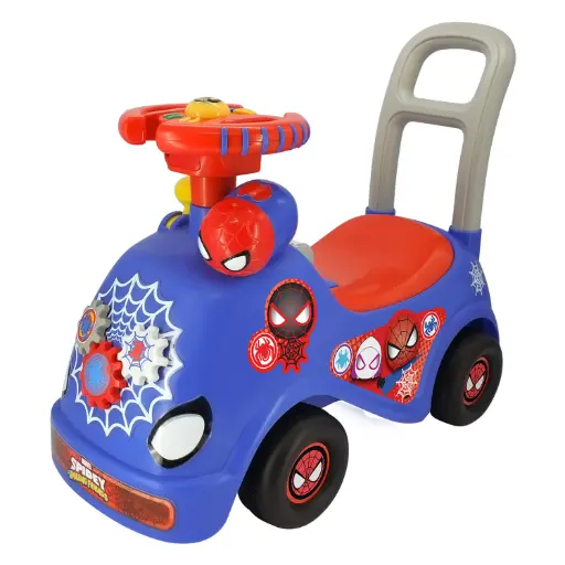 [066563] KIDDIELAND Spidey Loopauto Fun Ride N’ Go – Licht, geluid en bonus auto!