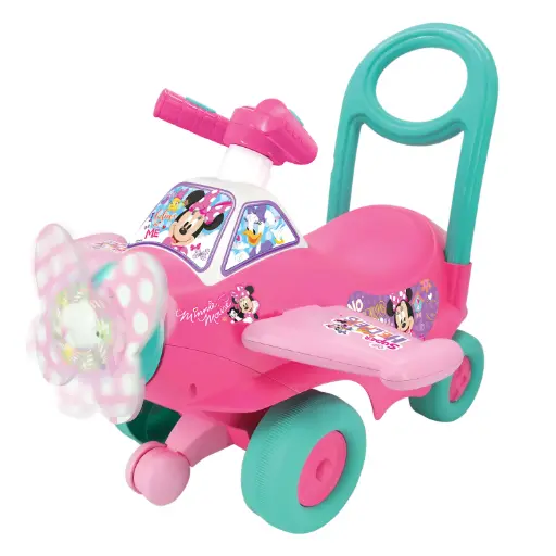 [065888] KIDDIELAND Minnie Airplane Ride-On Lights & Sounds