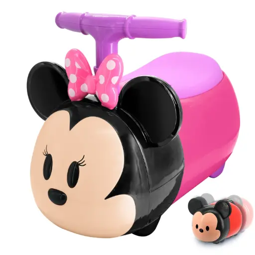 [067041] KIDDIELAND Minnie Loopauto Zoom – Met geluid en kleine Zoom auto!