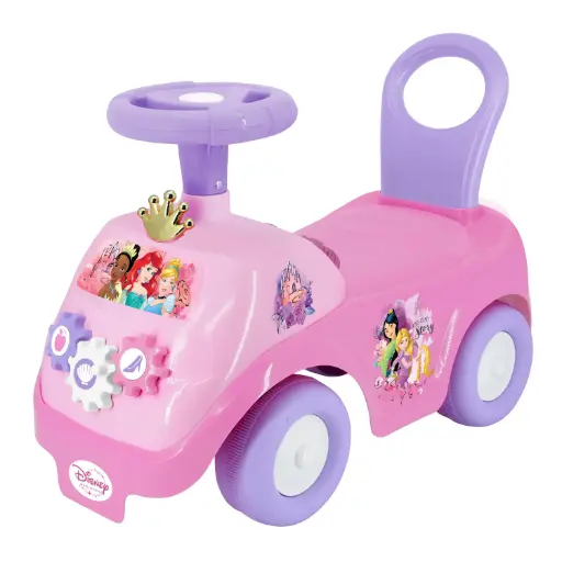 [066118] KIDDIELAND Disney Prinzessinnen Rutschauto Licht & Sound