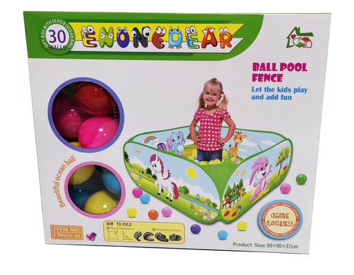 [CB6072-30] Bällebad Pop-up mit 30 Bällen 5,5 cm