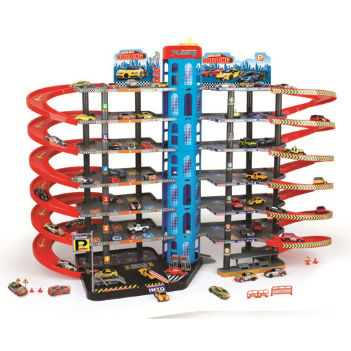 [92822] Garage parking 7 levels + 10 metal vehicles