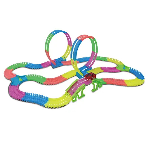 [8810] Racebaan met licht en looping